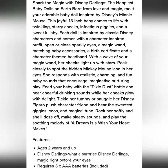 Disney Darlings Stitch Doll with Blonde Hair and Blue Outfit - Picture 12 of 12